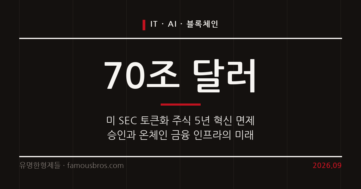 미 SEC, 토큰화 주식 5년 혁신 면제 승인…24시간 주식 거래 길 열렸다 커버 이미지