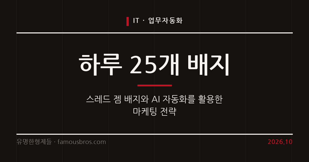 메타 스레드의 신규 기능과 AI 자동화를 활용한 콘텐츠 수익화 전략 커버 이미지