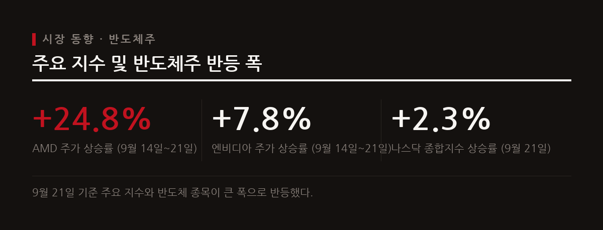 AI 안전성 에세이로 급락했던 뉴욕 증시의 반도체 칩 관련 주식들이 9일 만에 완전히 회복하며 강세를 보이고 있다.