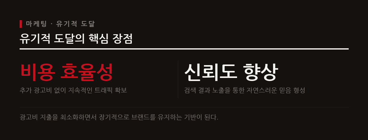 적은 예산으로 브랜드를 알리기 위해서는 광고비를 들이지 않고 자연스럽게 콘텐츠가 확산되는 유기적 도달 전략이 필수적이다.